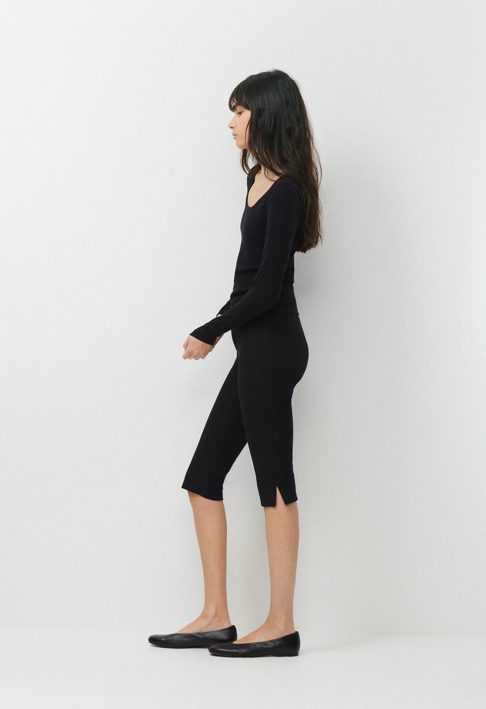 HomeStretch™ Rib Equalizer Longsleeve - BLACK