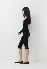 HomeStretch™ Rib Equalizer Longsleeve - BLACK