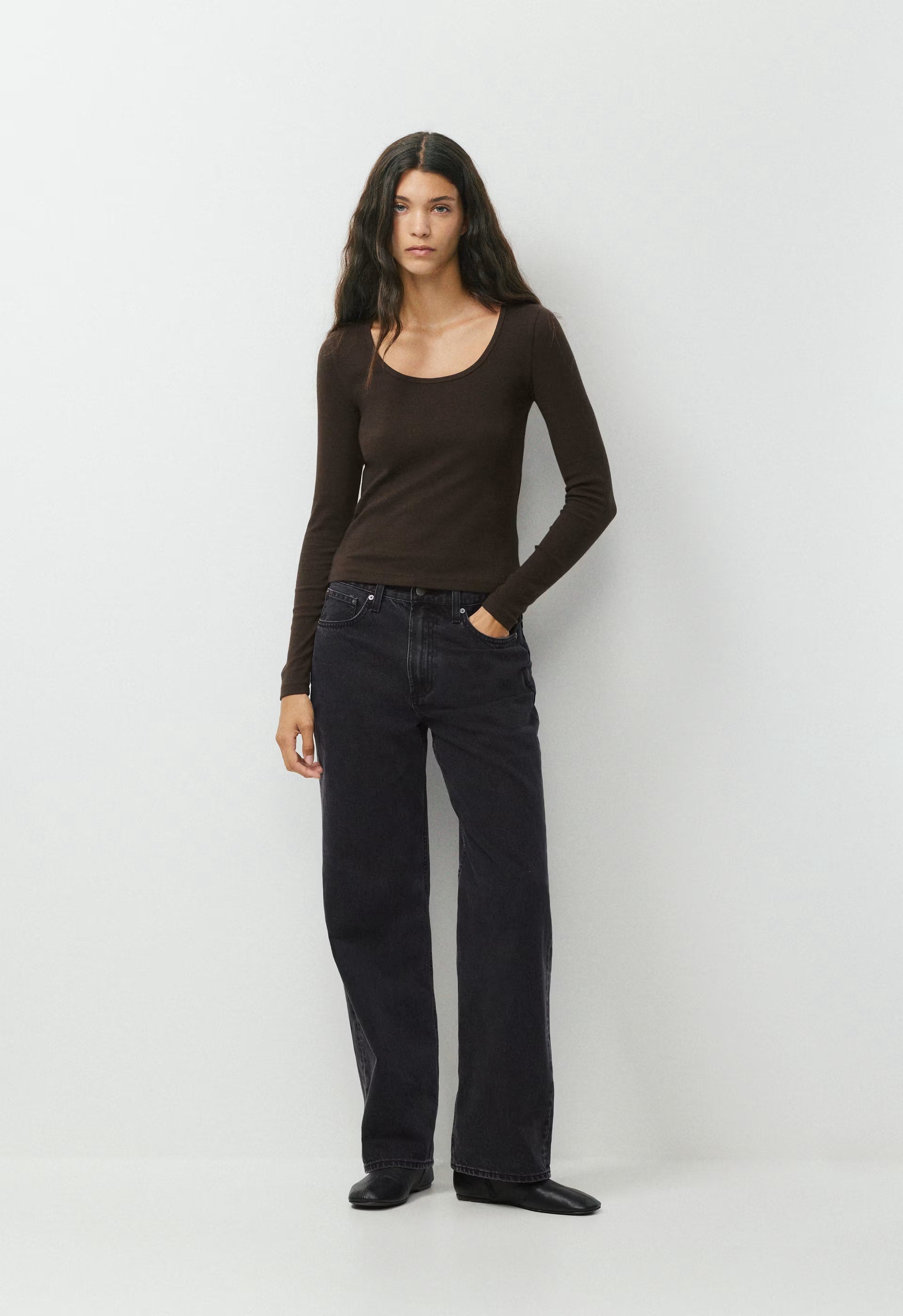 HomeStretch™ Rib Equalizer Longsleeve - MAGNOLIA