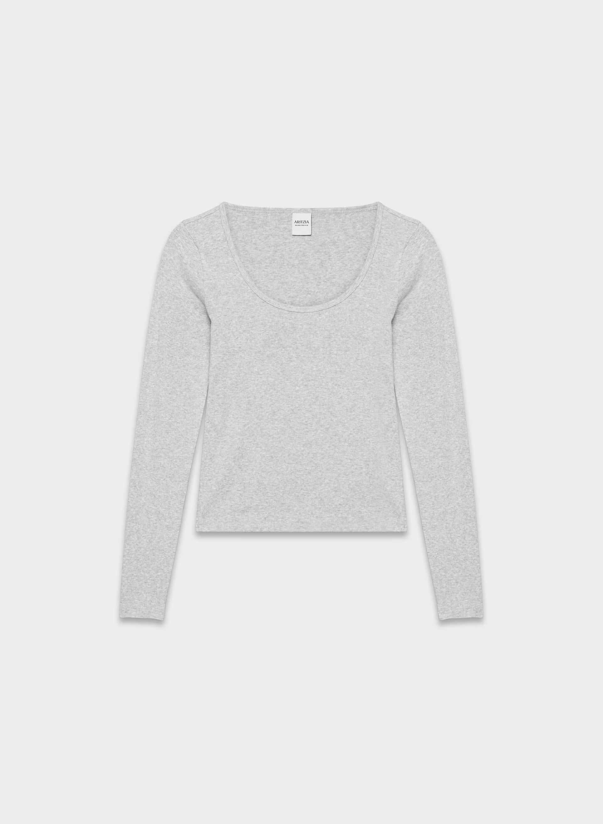 HomeStretch™ Rib Equalizer Longsleeve - HEATHER CHROME
