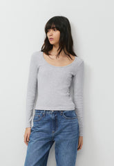 HomeStretch™ Rib Equalizer Longsleeve - HEATHER CHROME