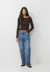 HomeStretch™ Rib Airwave Longsleeve - RICH MOCHA BROWN