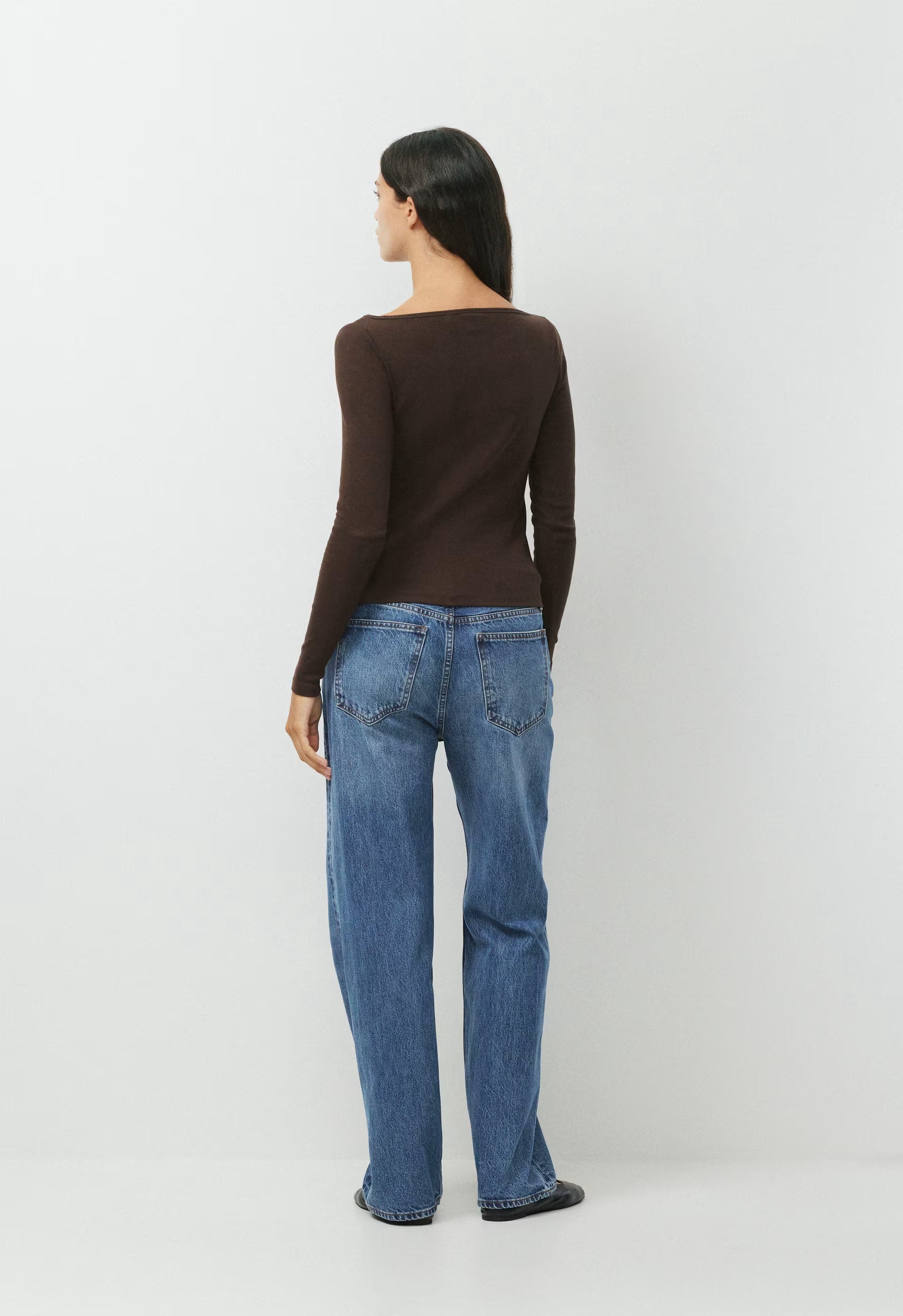 HomeStretch™ Rib Airwave Longsleeve - RICH MOCHA BROWN