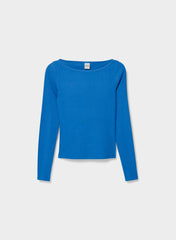 HomeStretch™ Rib Airwave Longsleeve - LAZULI BLUE