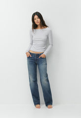 HomeStretch™ Rib Airwave Longsleeve - HEATHER CHROME