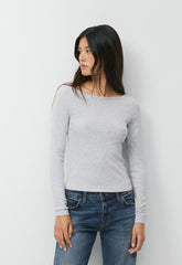 HomeStretch™ Rib Airwave Longsleeve - HEATHER CHROME