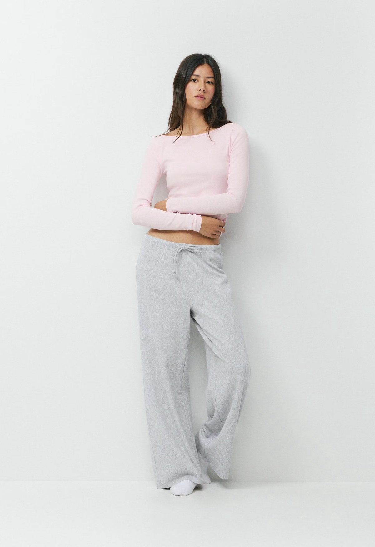 HomeStretch™ Rib Airwave Longsleeve - MAGNOLIA