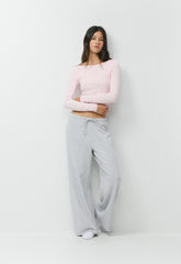 HomeStretch™ Rib Airwave Longsleeve - MAGNOLIA