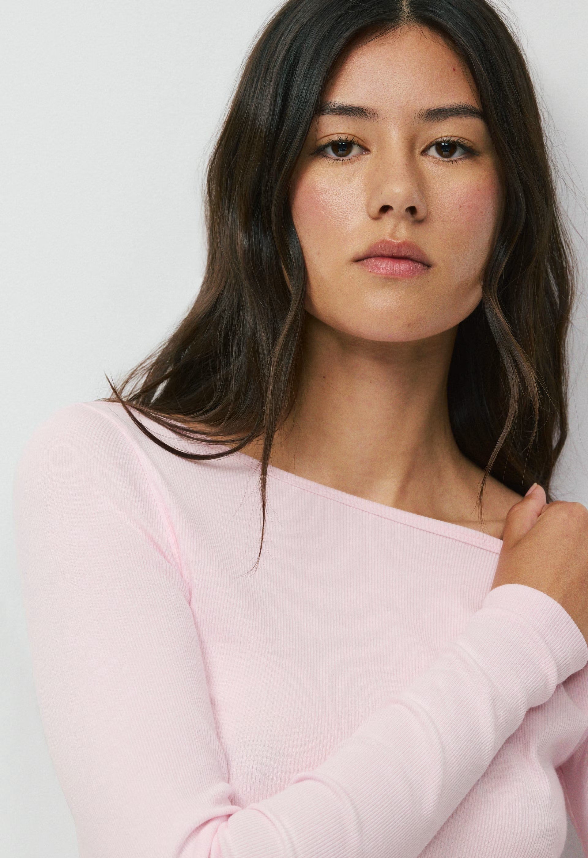 HomeStretch™ Rib Airwave Longsleeve - MAGNOLIA