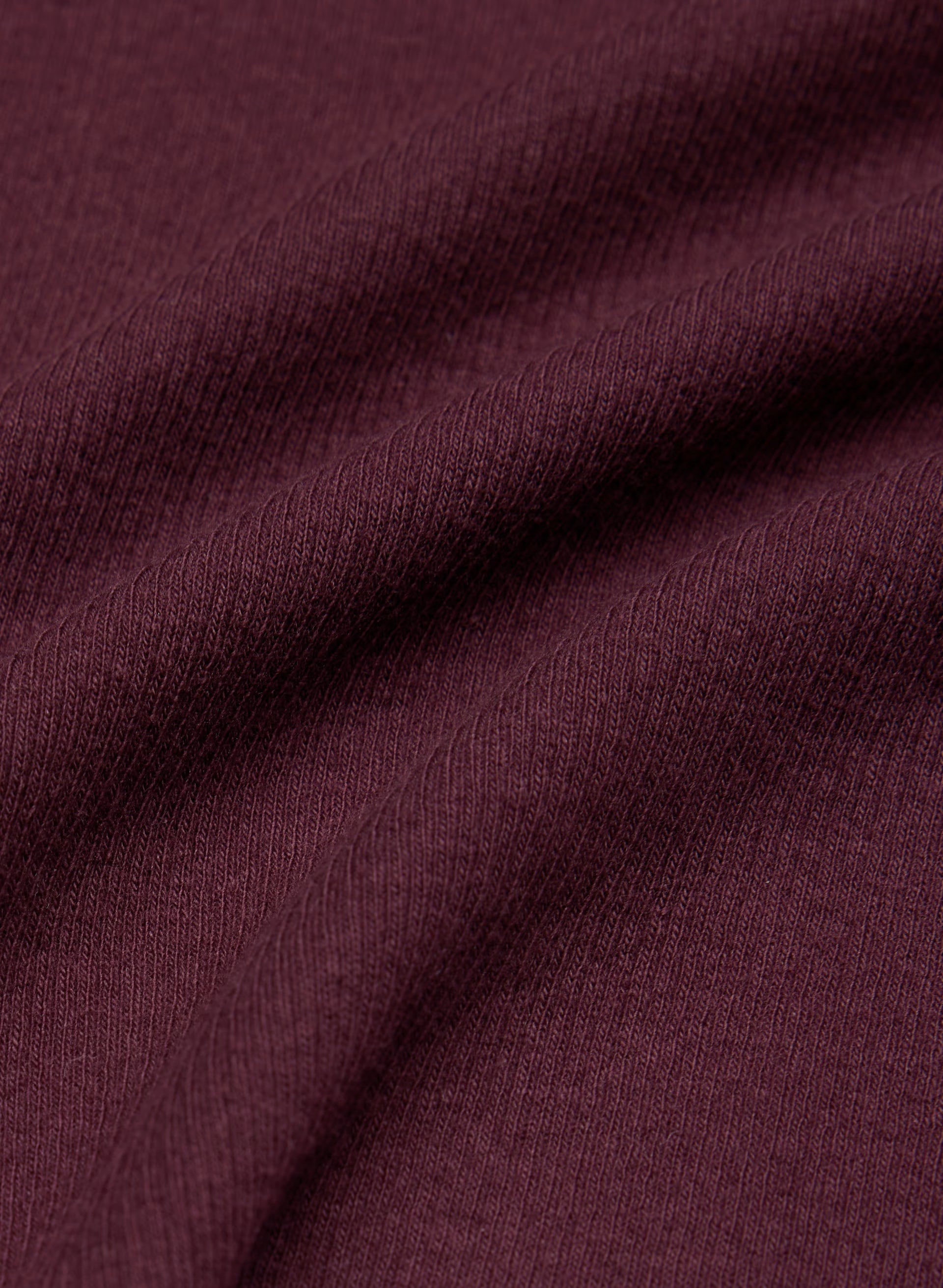 HomeStretch™ Rib Acoustic Henley - GALA PLUM