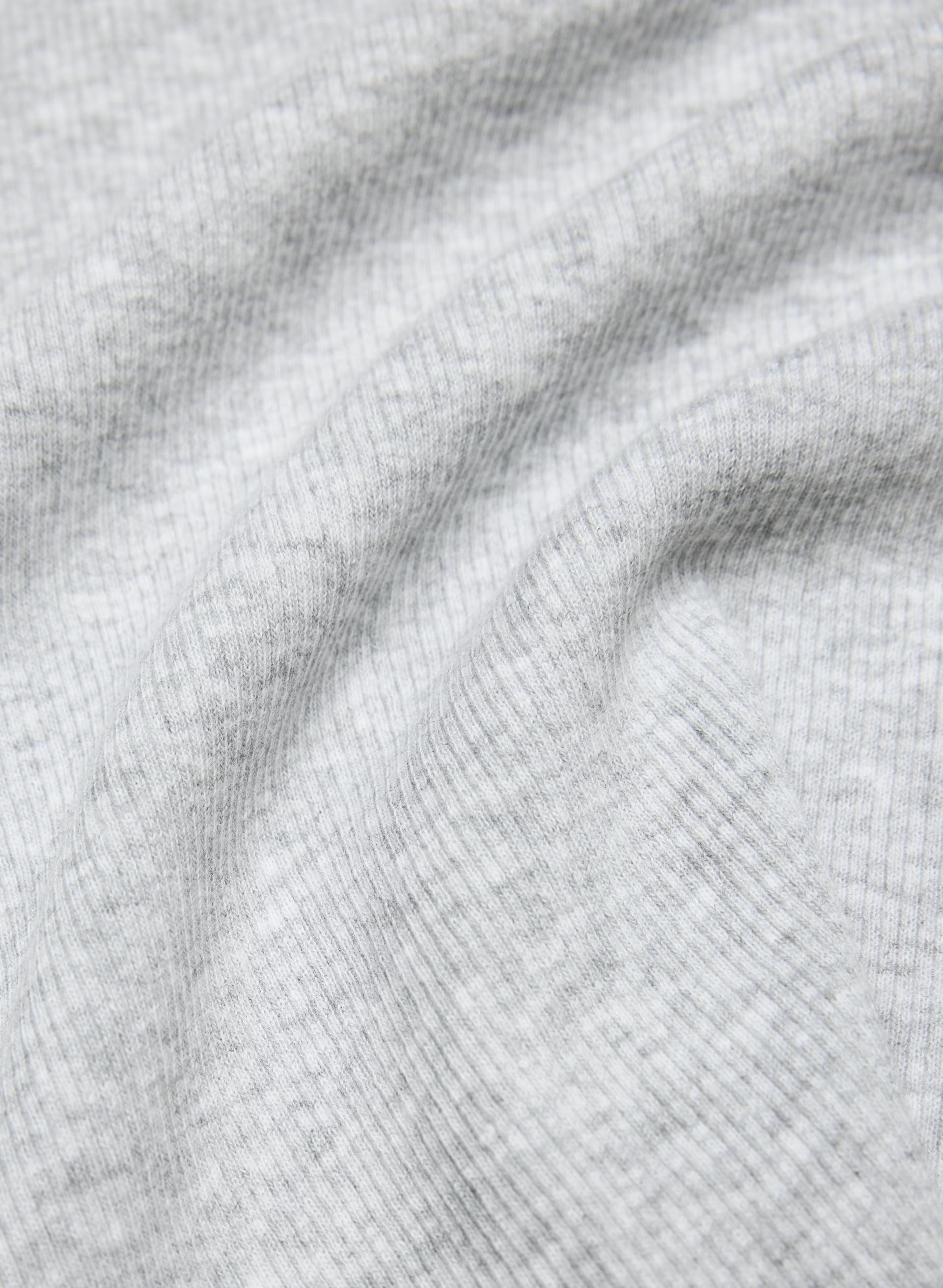 HomeStretch™ Rib Frequency Waist Tank - HEATHER CHROME