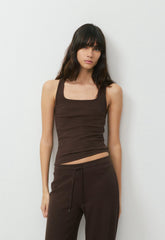 HomeStretch™ Rib Frequency Tank - RICH MOCHA BROWN
