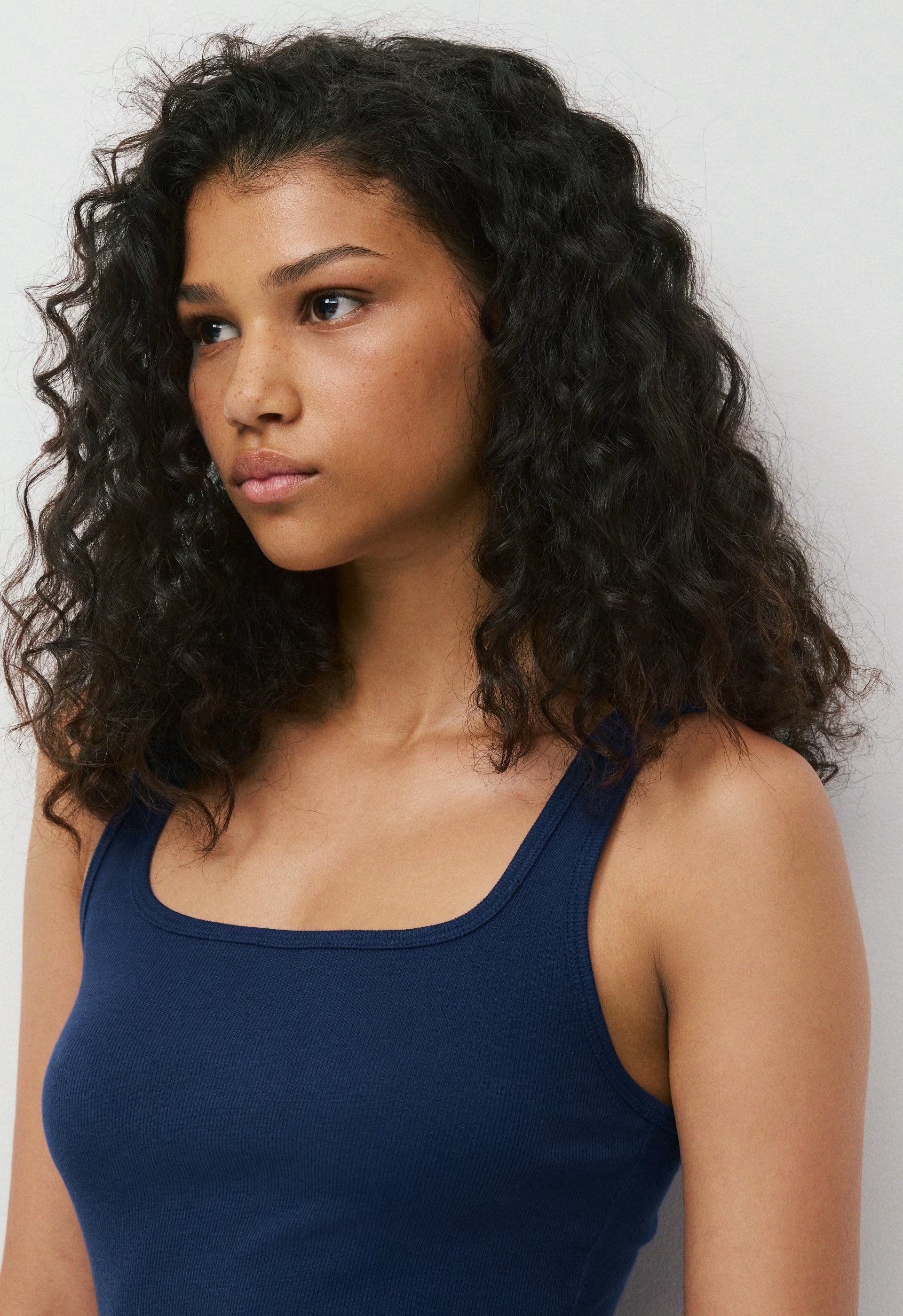 HomeStretch™ Rib Frequency Tank - BYRON BLUE