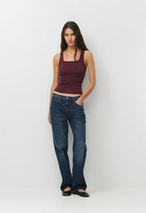 HomeStretch™ Rib Frequency Tank - GALA PLUM