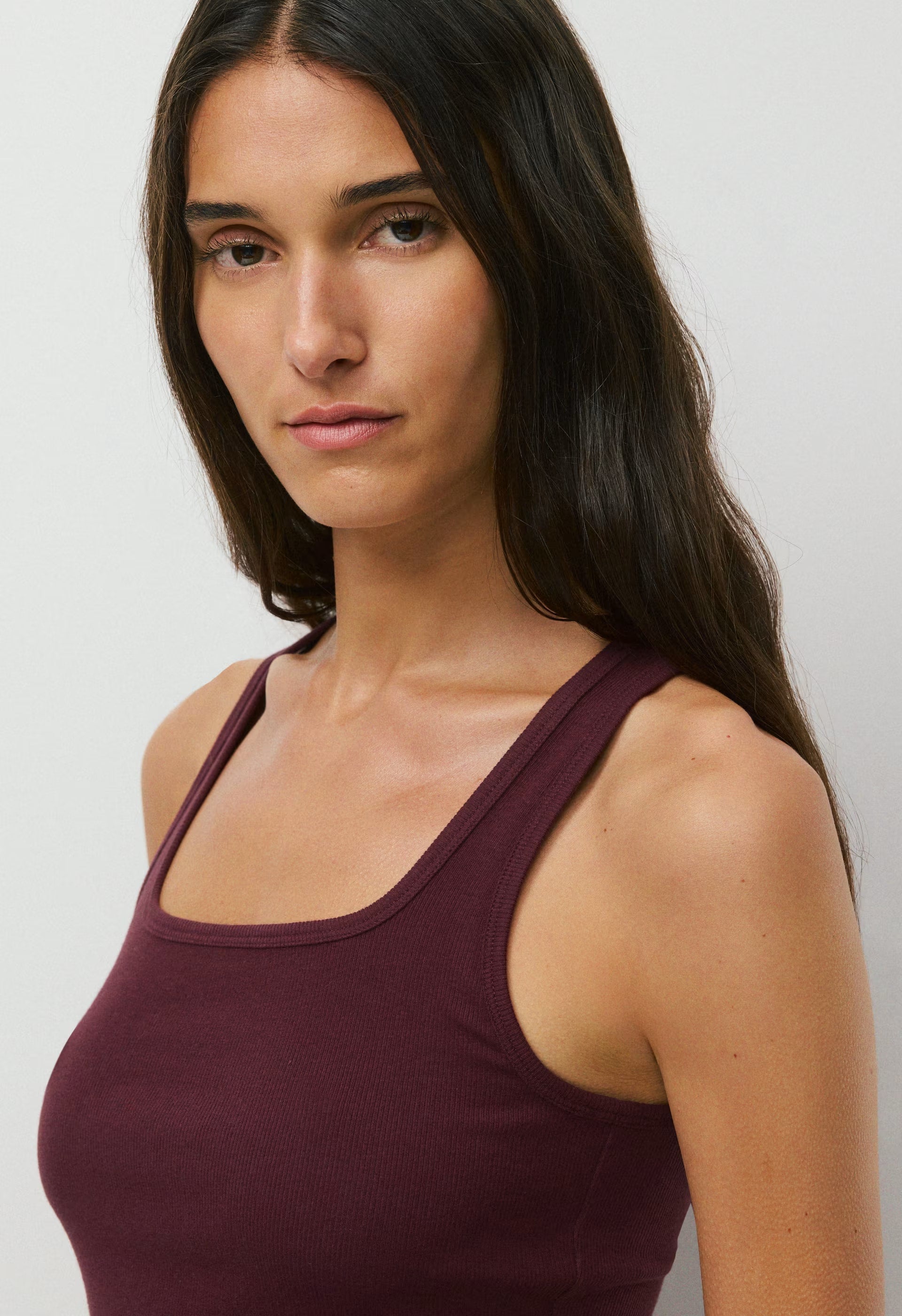 HomeStretch™ Rib Frequency Tank - GALA PLUM