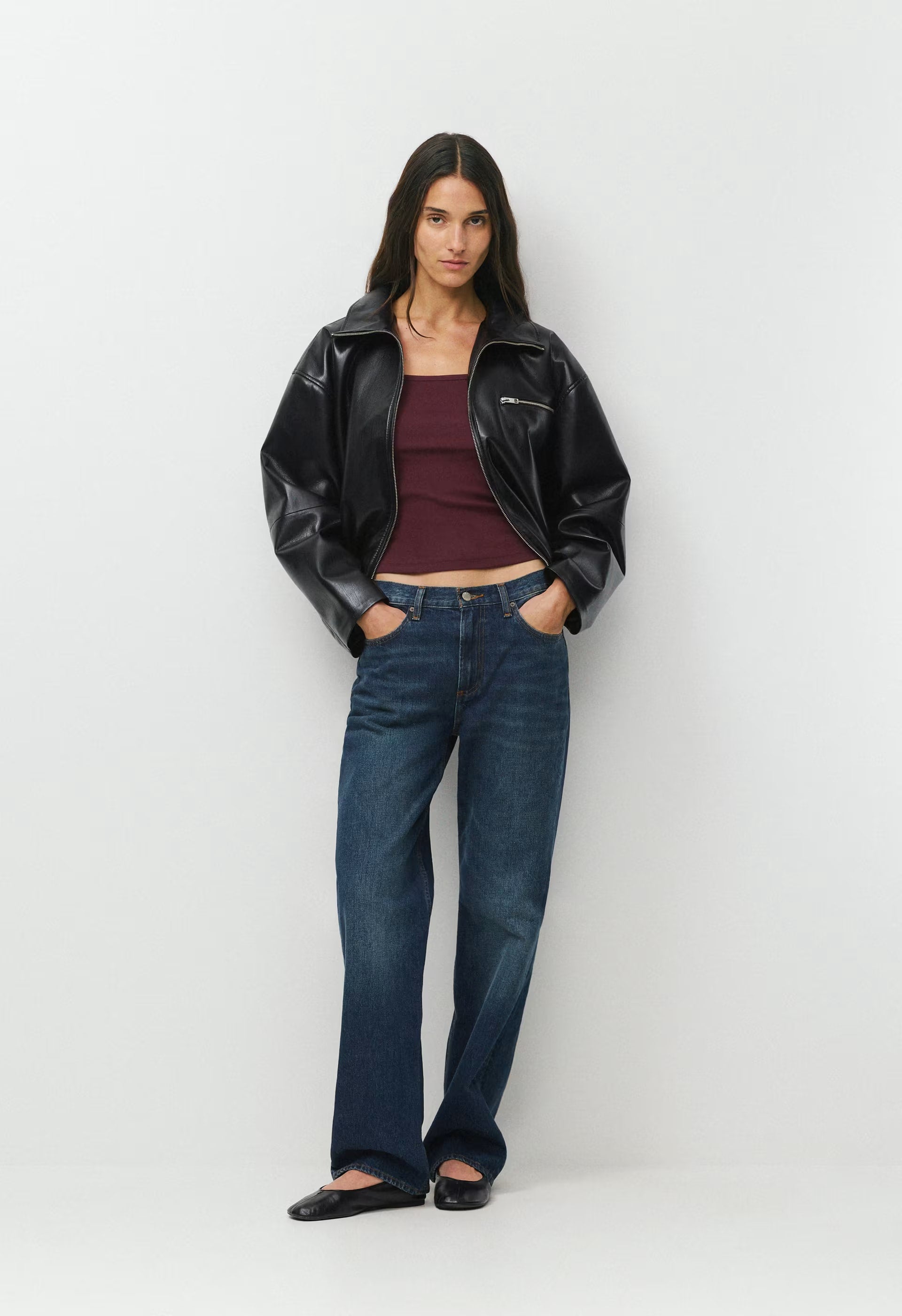 HomeStretch™ Rib Frequency Tank - GALA PLUM
