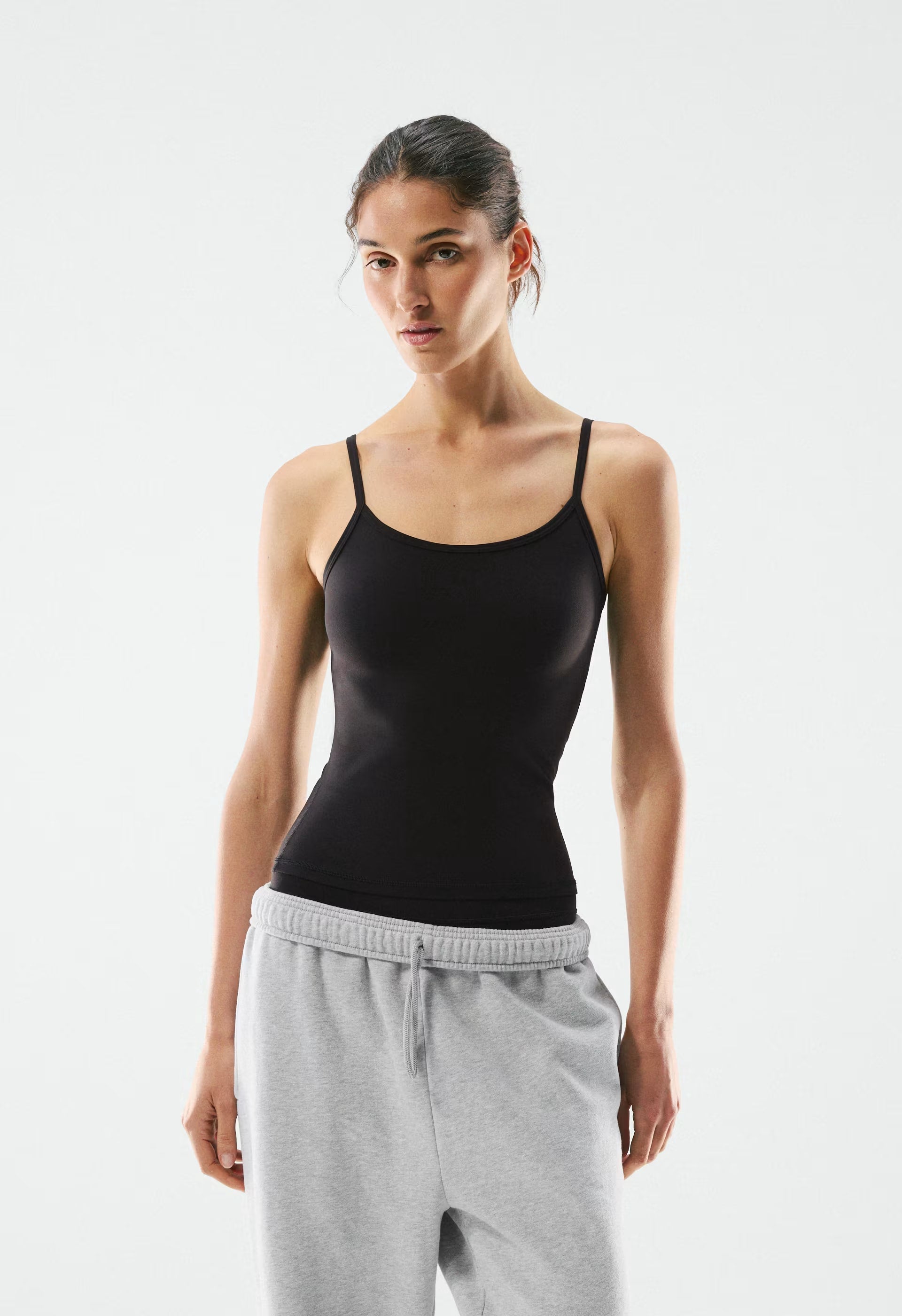 BUTTER Essential Cami Tank - BLACK