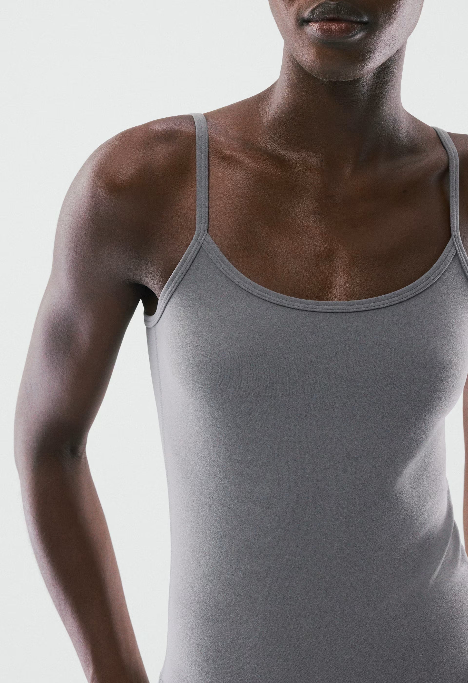 BUTTER Essential Cami Tank - DARK GREY