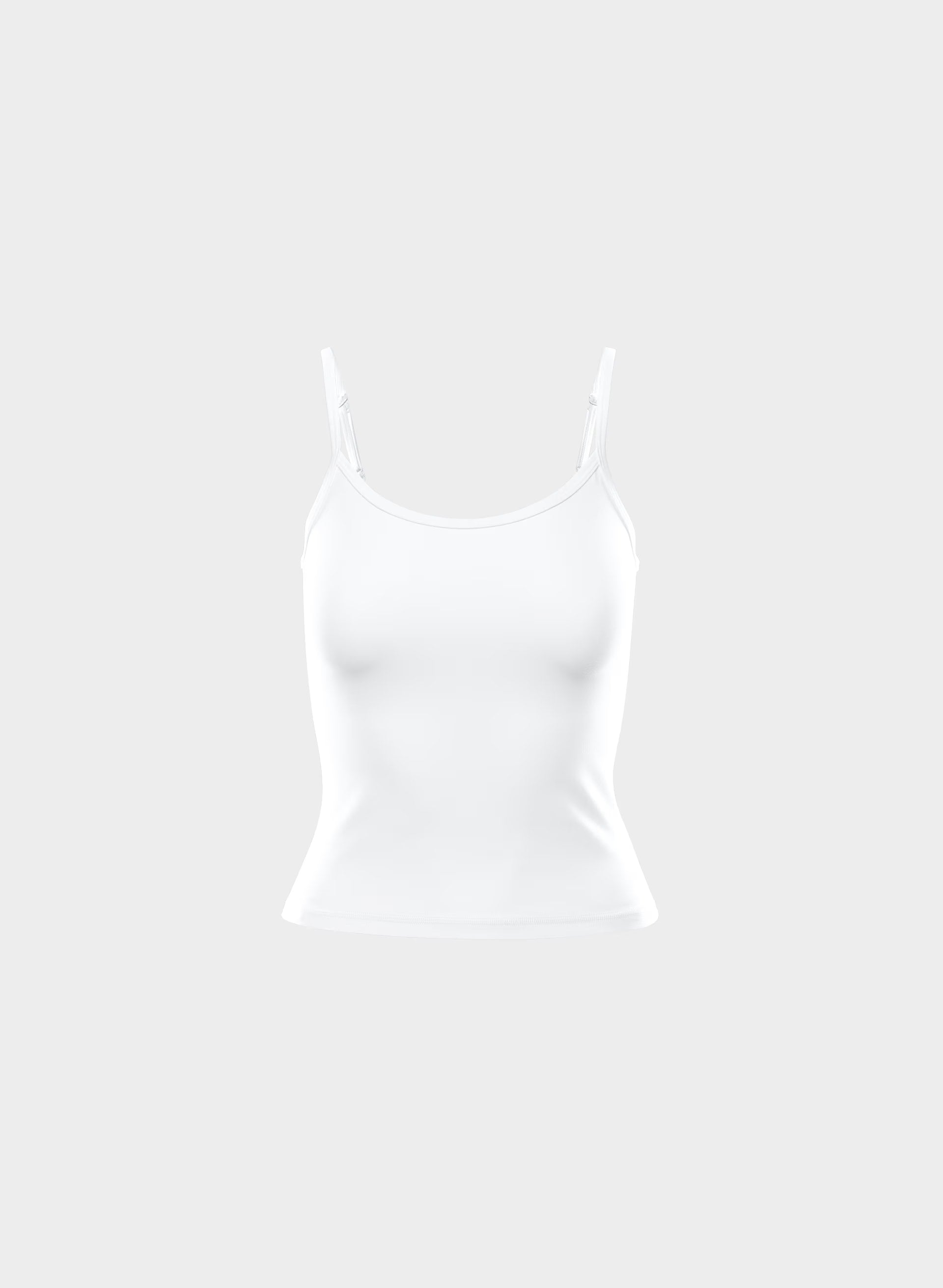 BUTTER Essential Cami Tank - BRIGHT WHITE