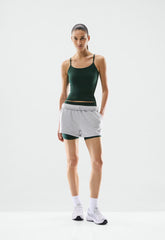 BUTTER Essential Cami Tank - FIGTREE GREEN
