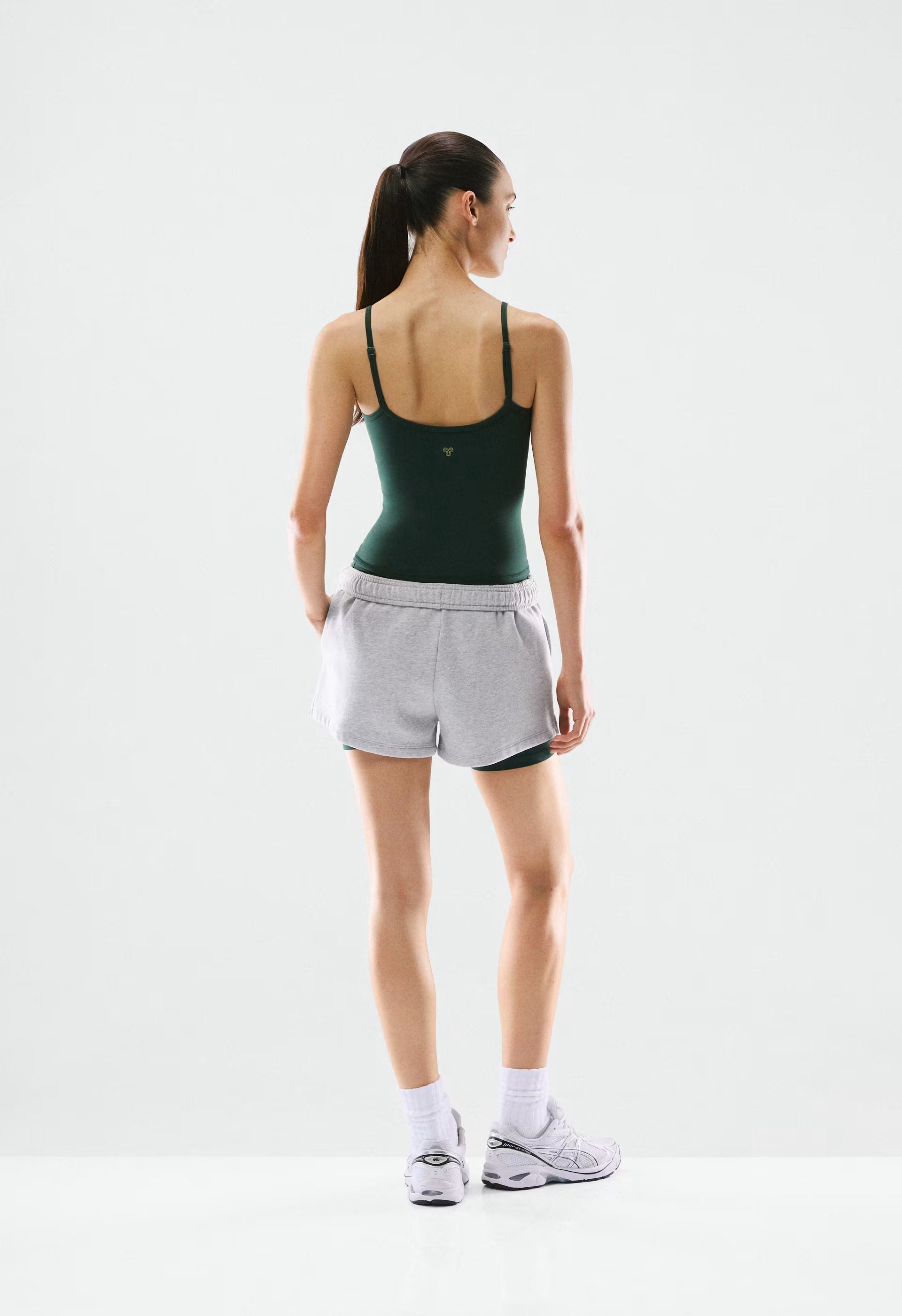 BUTTER Essential Cami Tank - FIGTREE GREEN