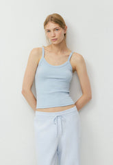 HomeStretch™ Rib Spectrum Cami Tank - DEW BLUE