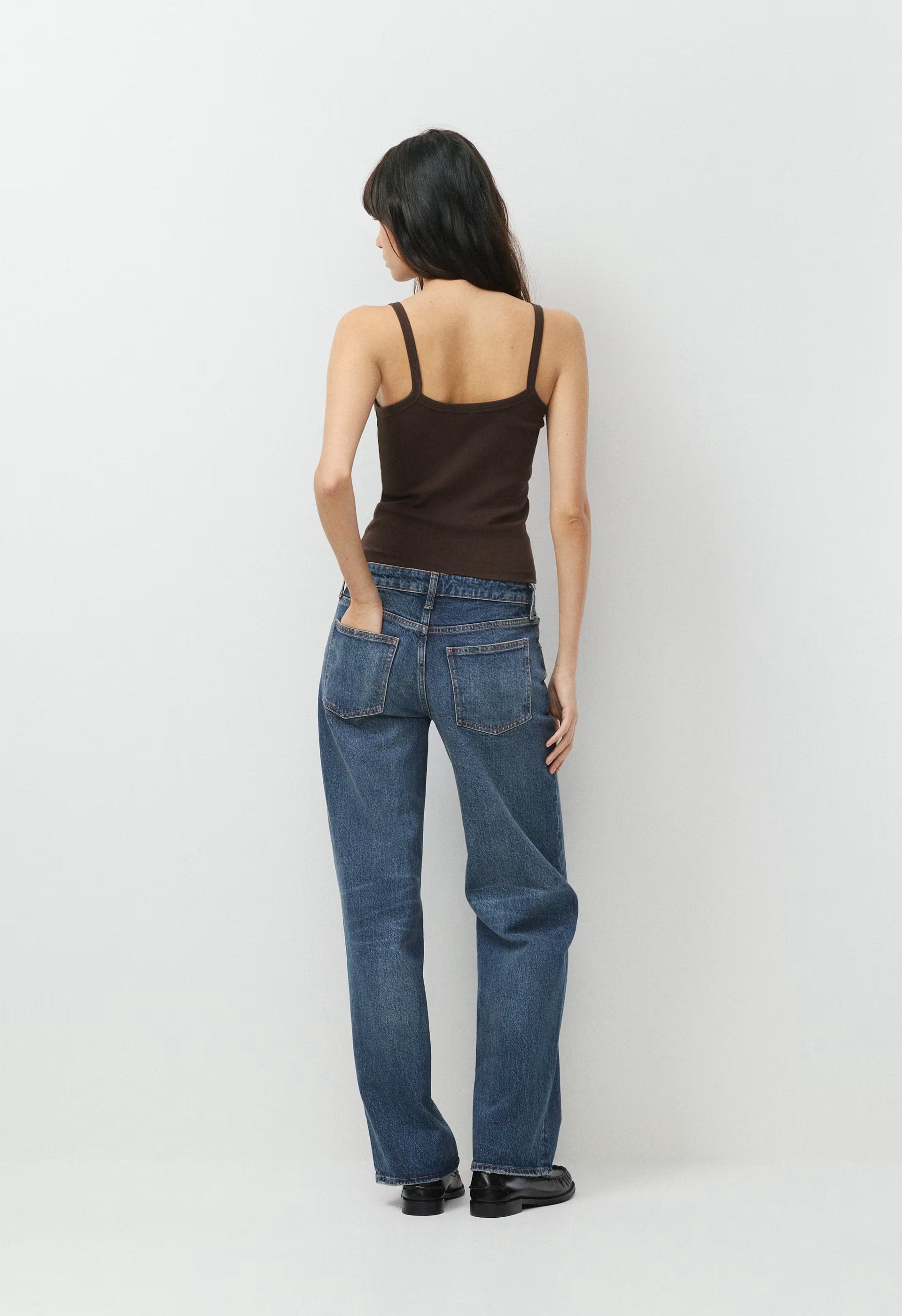HomeStretch™ Rib Spectrum Cami Tank - RICH MOCHA BROWN