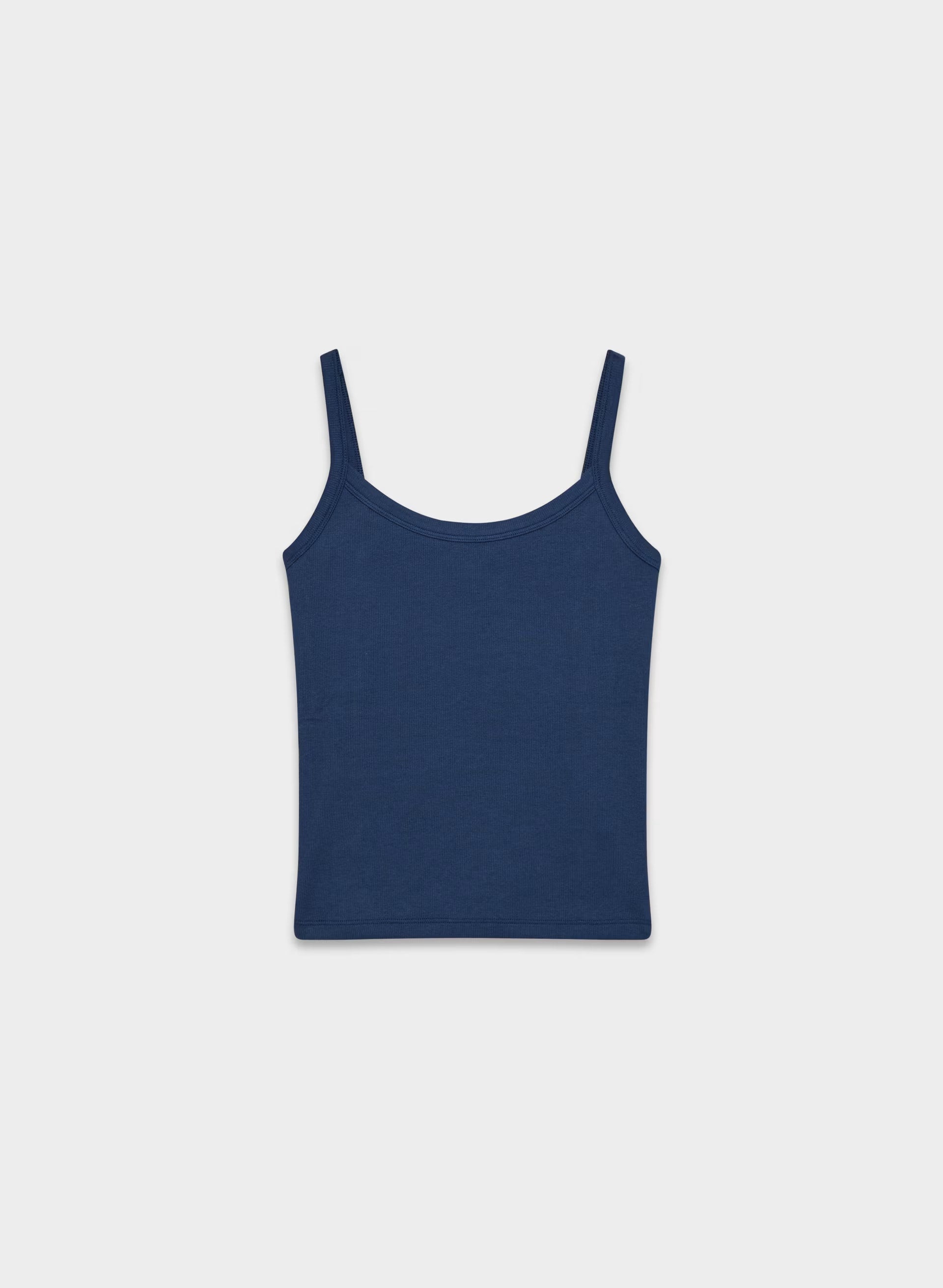 HomeStretch™ Rib Spectrum Cami Tank - BYRON BLUE