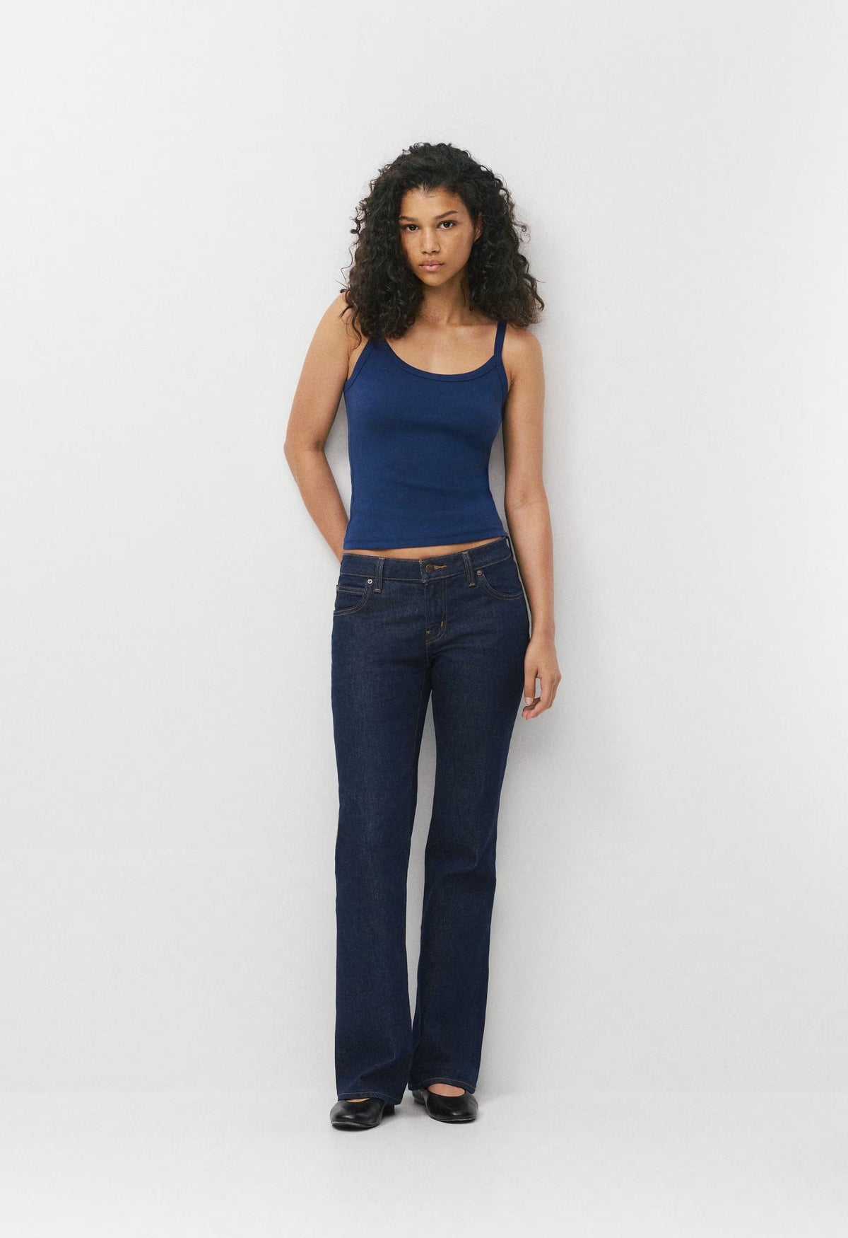HomeStretch™ Rib Spectrum Cami Tank - BYRON BLUE