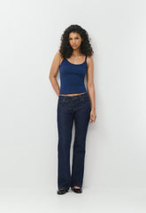HomeStretch™ Rib Spectrum Cami Tank - BYRON BLUE