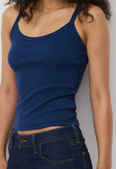 HomeStretch™ Rib Spectrum Cami Tank - BYRON BLUE