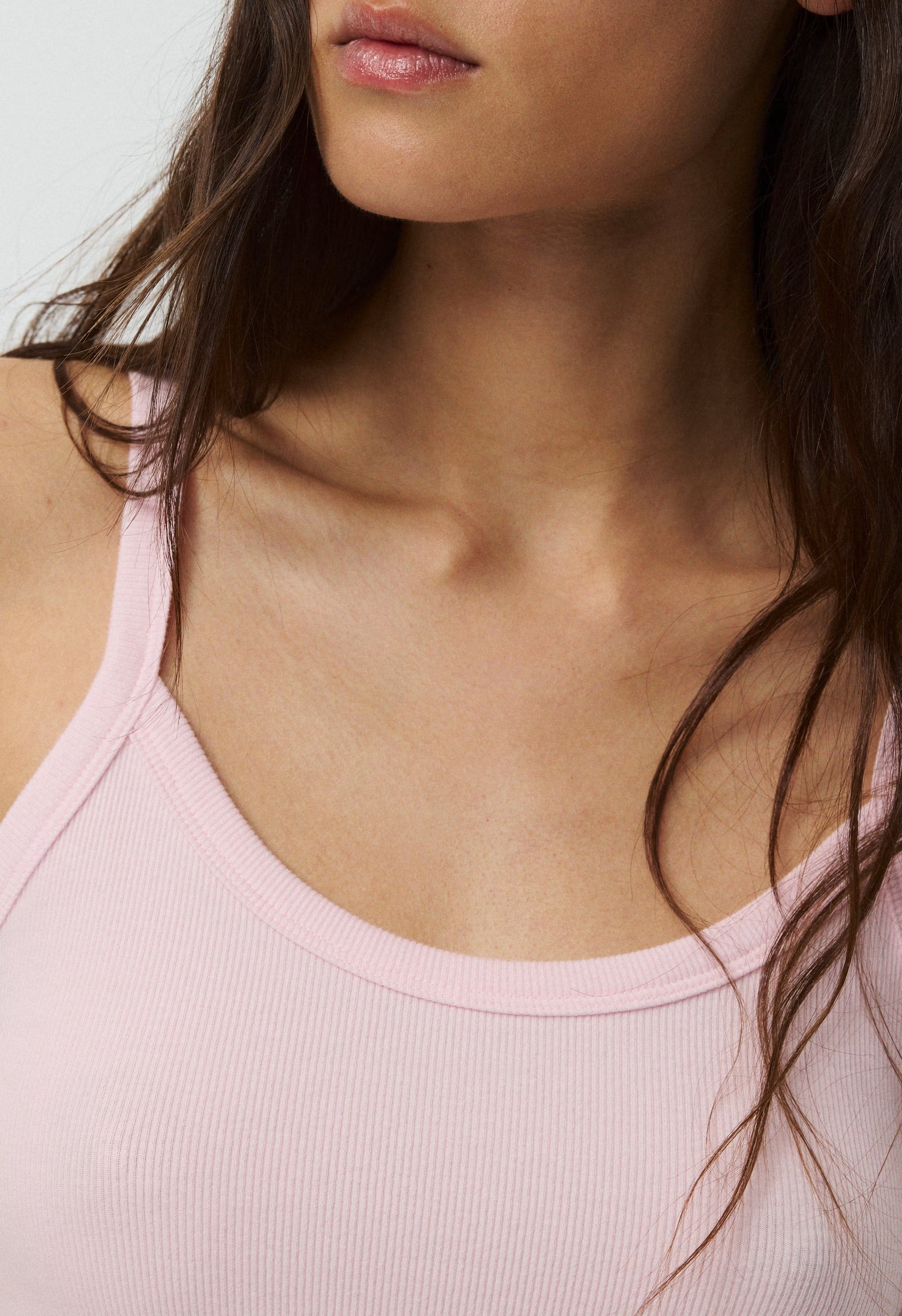 HomeStretch™ Rib Spectrum Cami Tank - BLACK/WHITE