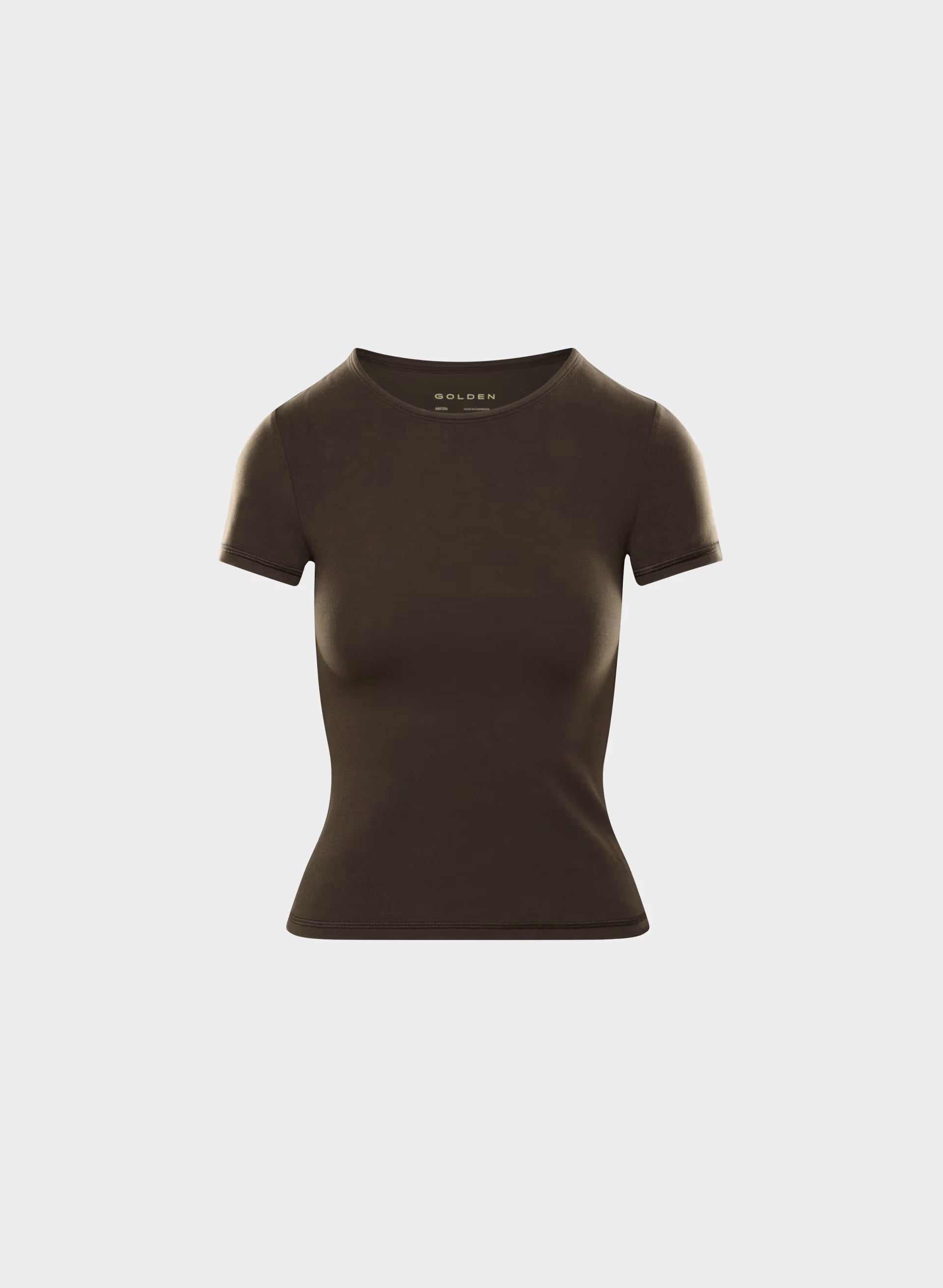 BUTTER Essential T-Shirt - CACAO NIB BROWN