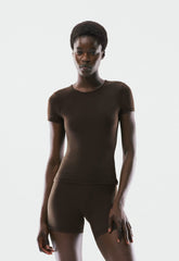 BUTTER Essential T-Shirt - CACAO NIB BROWN