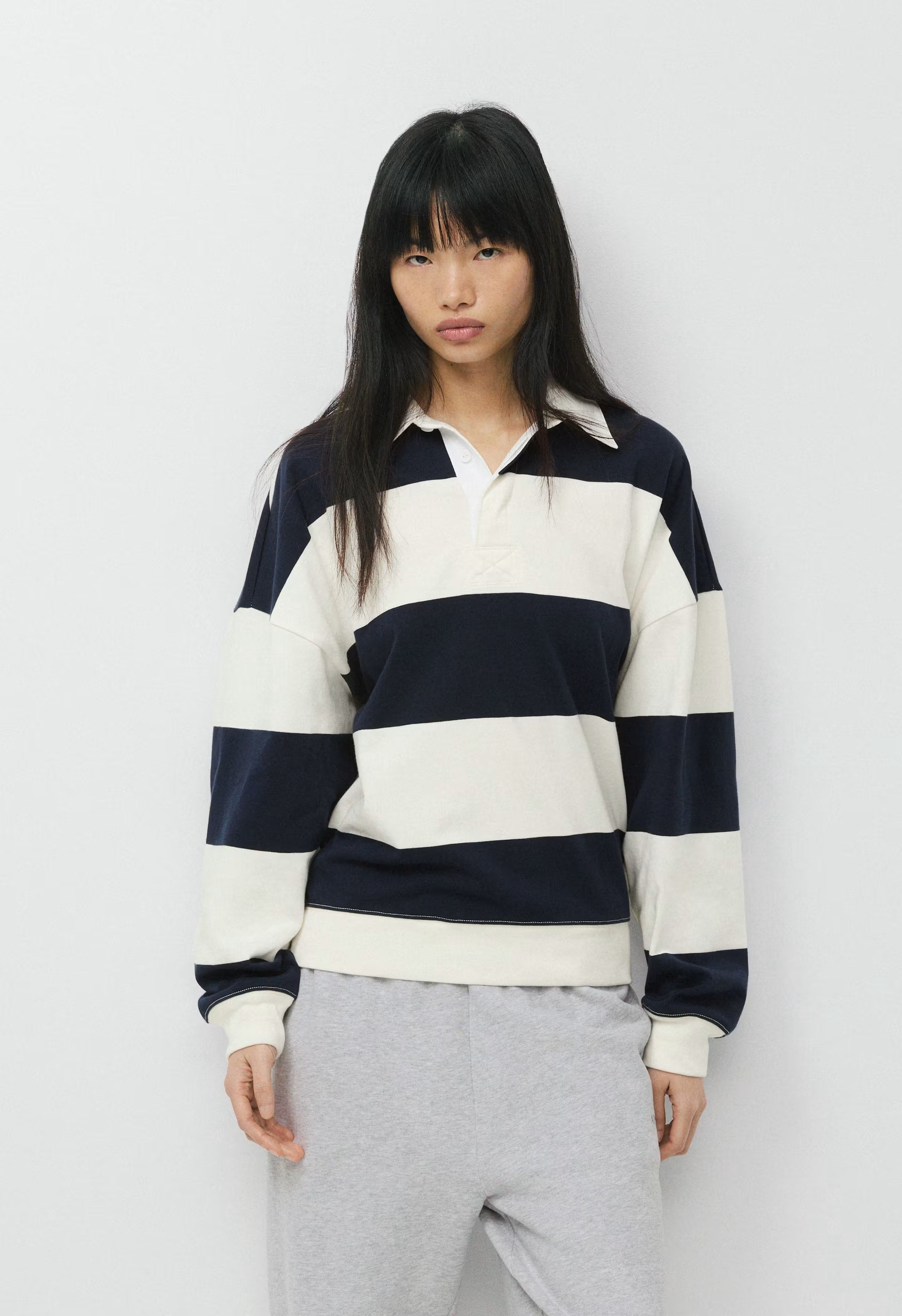 Mighty Cotton™ Lomu Polo - LT BIRCH/ ADMIRAL