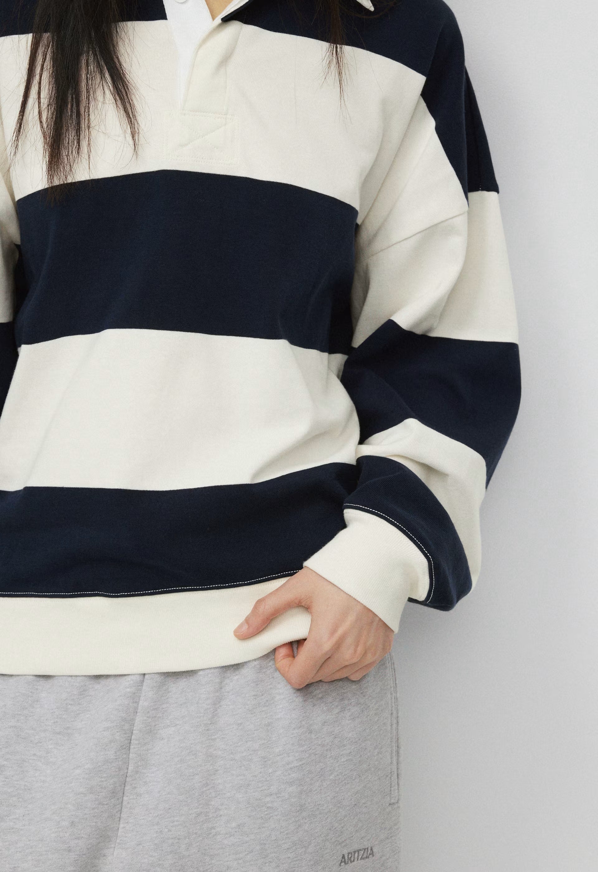 Mighty Cotton™ Lomu Polo - LT BIRCH/ ADMIRAL