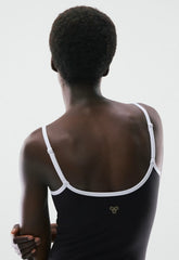 LIFE Essential Camisole - BLACK /BRIGHT WHT