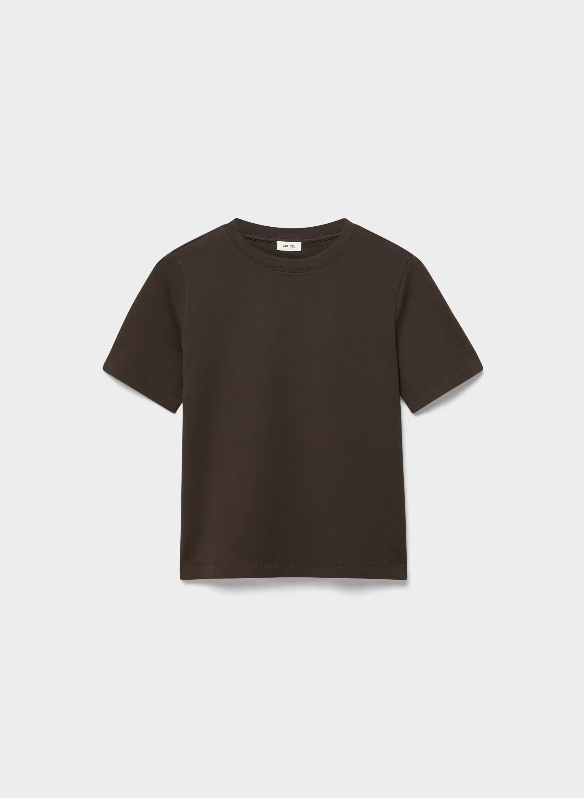 InterLock Cotton Function T-Shirt - CACAO NIB BROWN