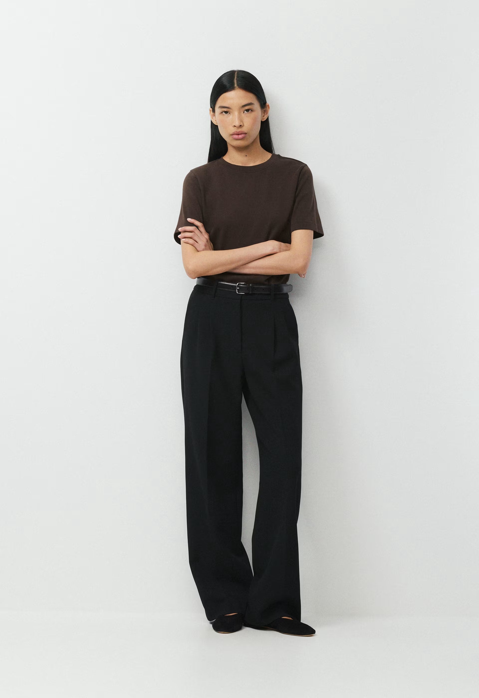 InterLock Cotton Function T-Shirt - CACAO NIB BROWN
