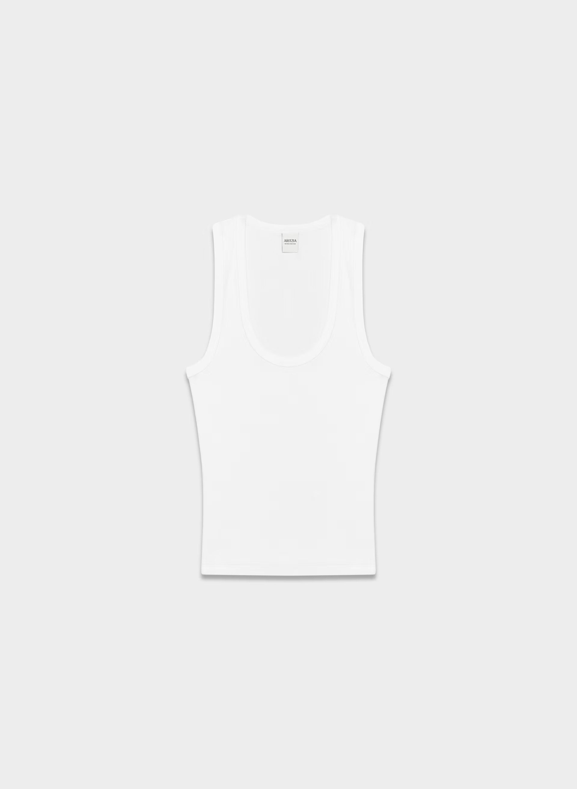 HomeStretch™ Rib Vinyl Tank - WHITE