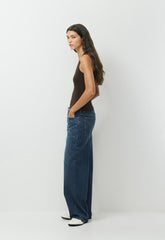 HomeStretch™ Rib Vinyl Tank - CACAO NIB BROWN