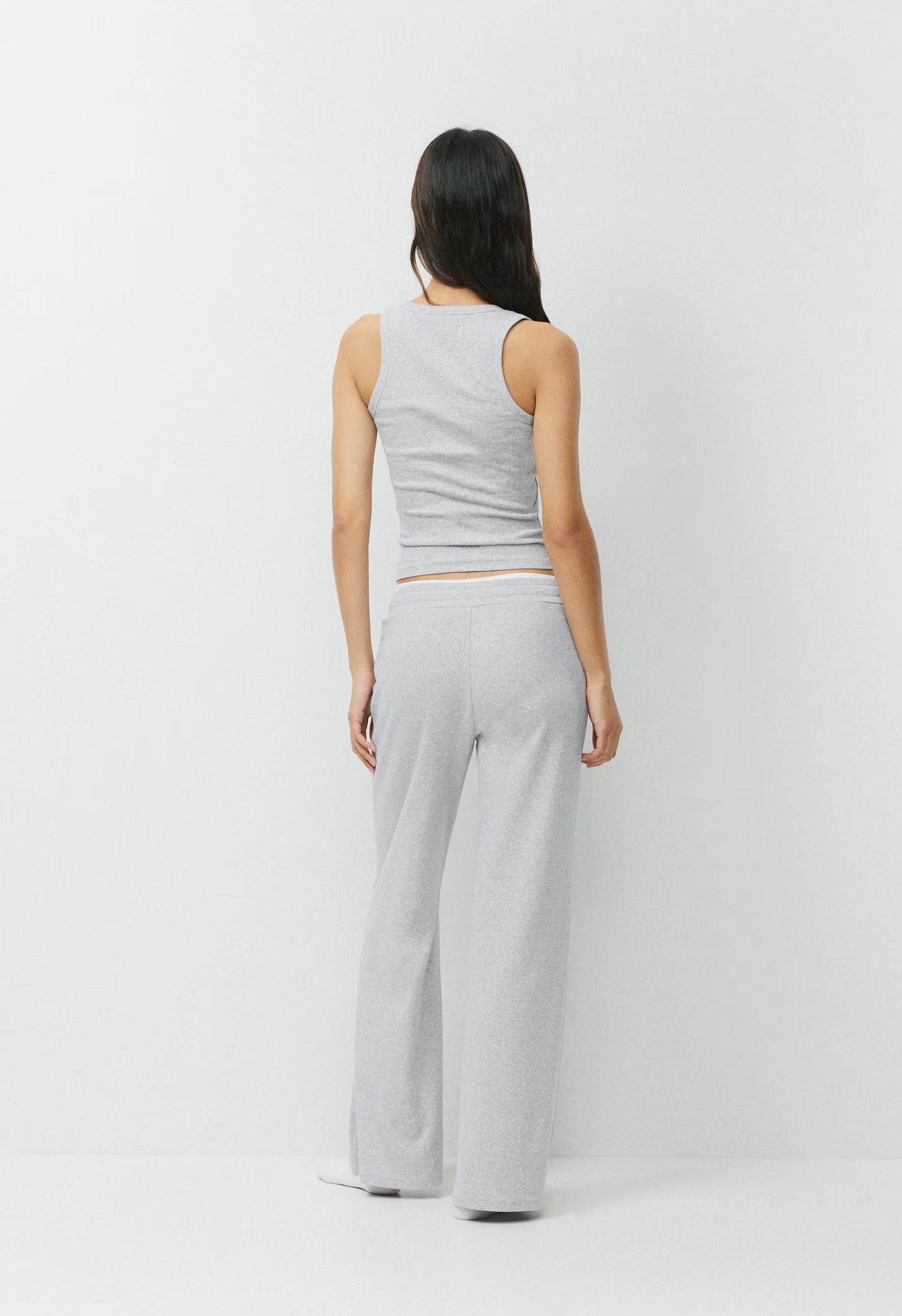 HomeStretch™ Rib Vinyl Tank - HEATHER CHROME