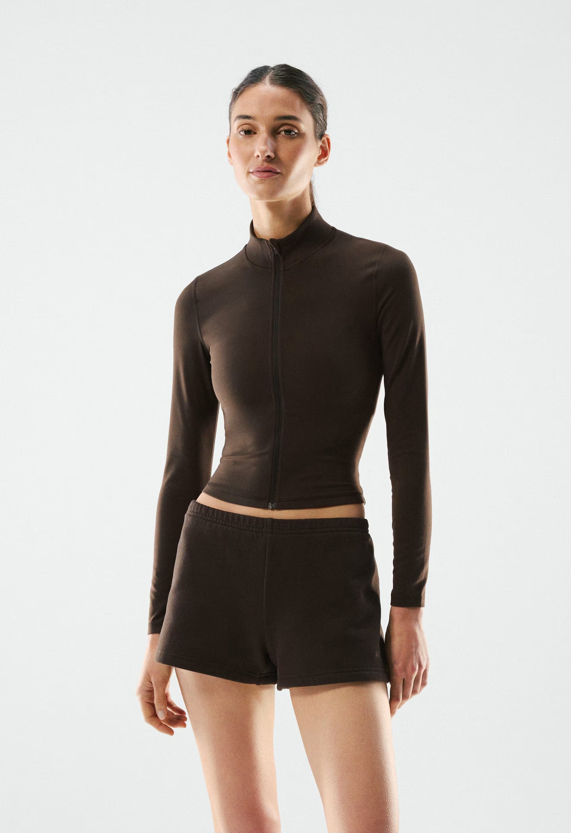 BUTTER Limit Zip-Up - CACAO NIB BROWN