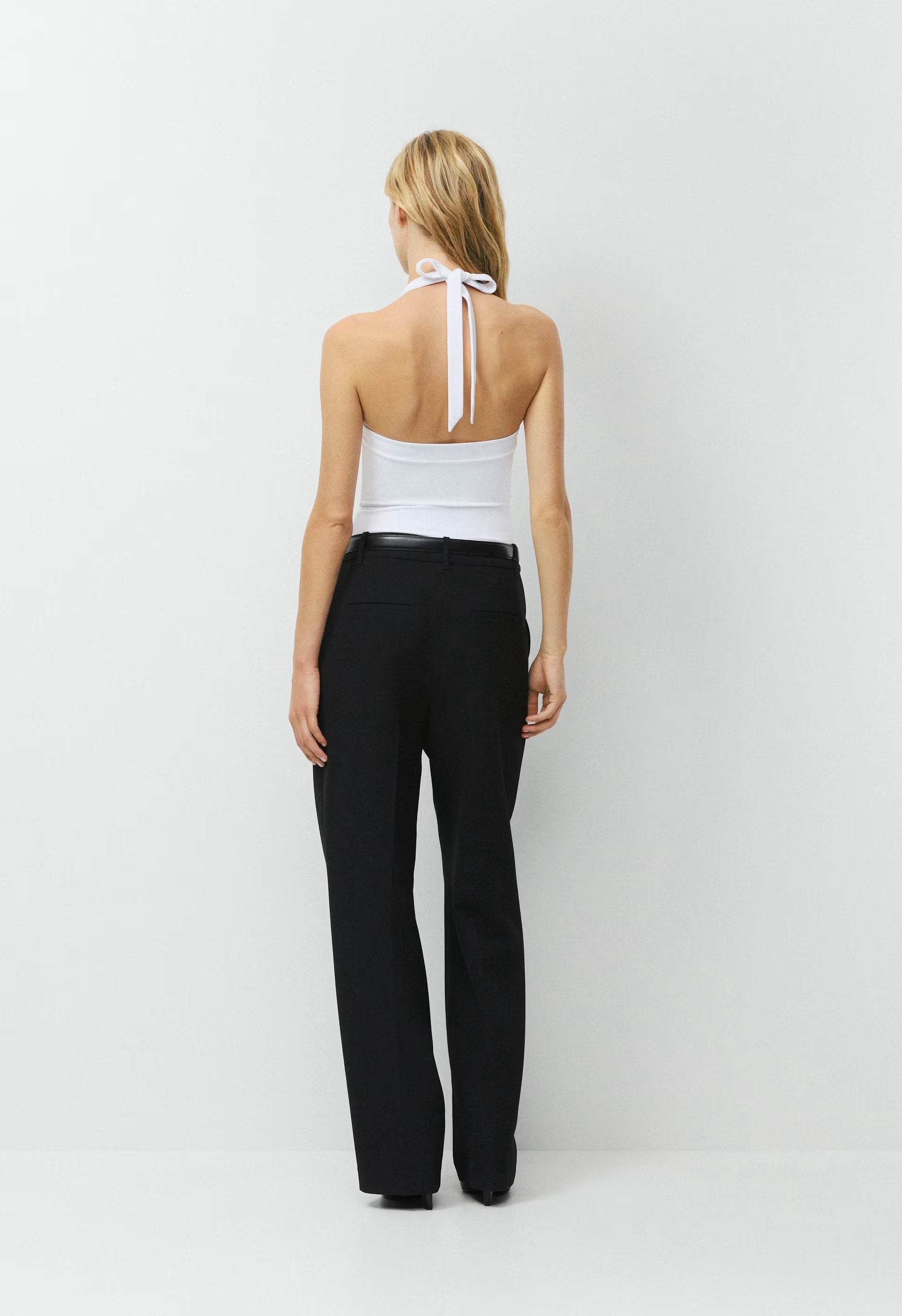 Original Contour Optimum Halter Top - BRIGHT WHITE