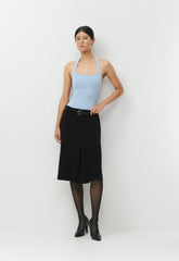 Original Contour Optimum Halter Top - RIPPLE BLUE