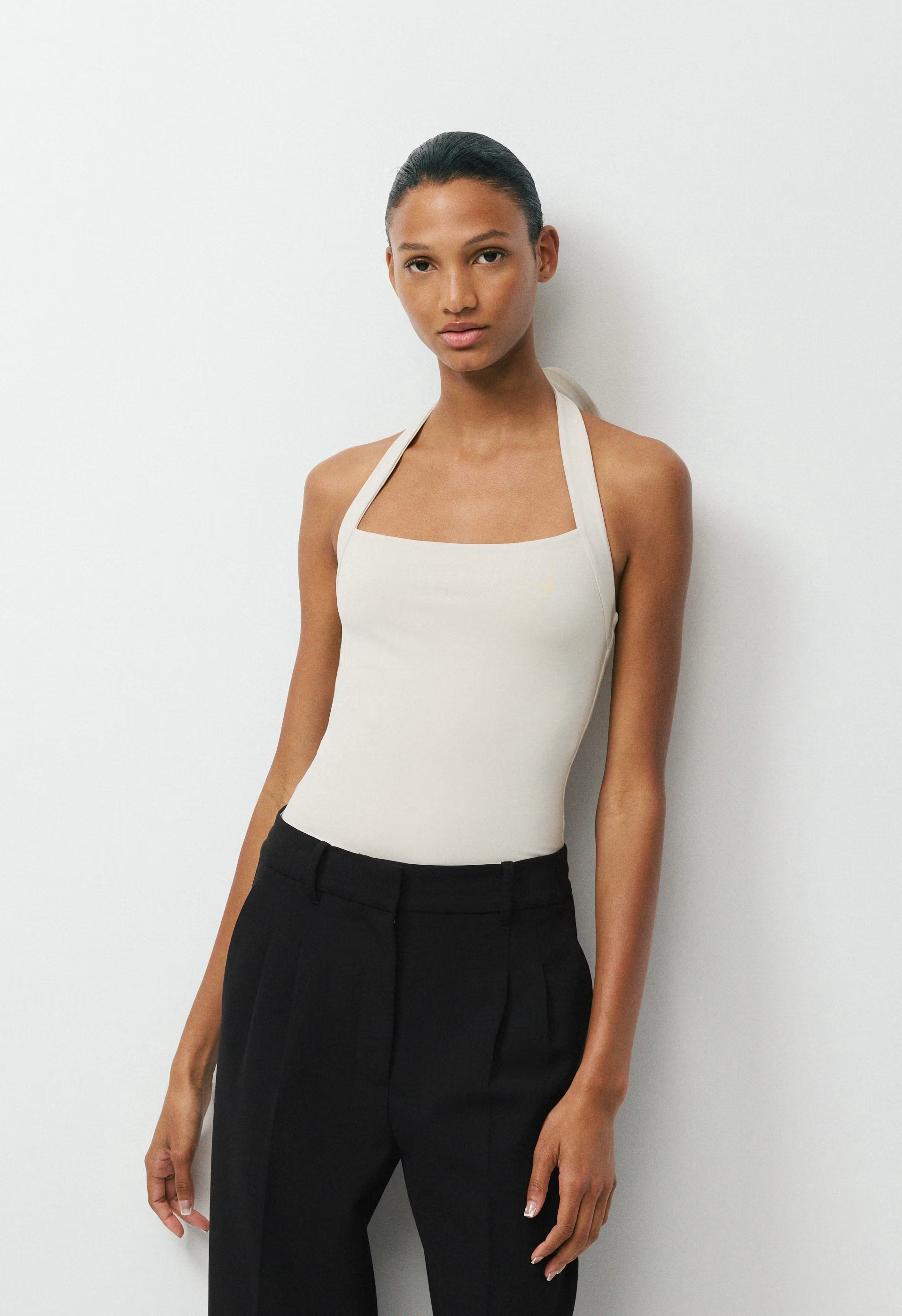 Original Contour Optimum Halter Top - METROPOLIS BEIGE