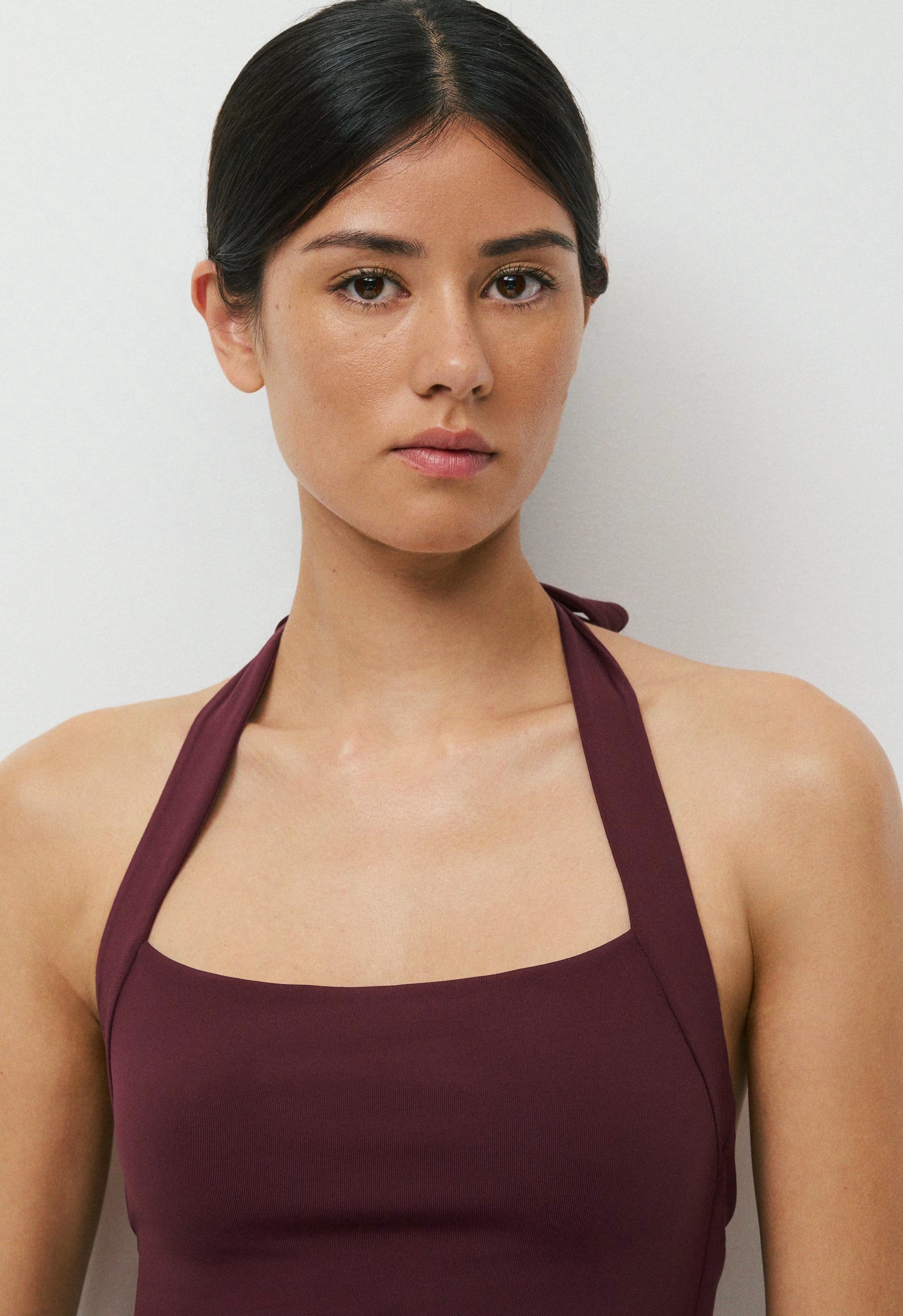 Original Contour Optimum Halter Top - GALA PLUM