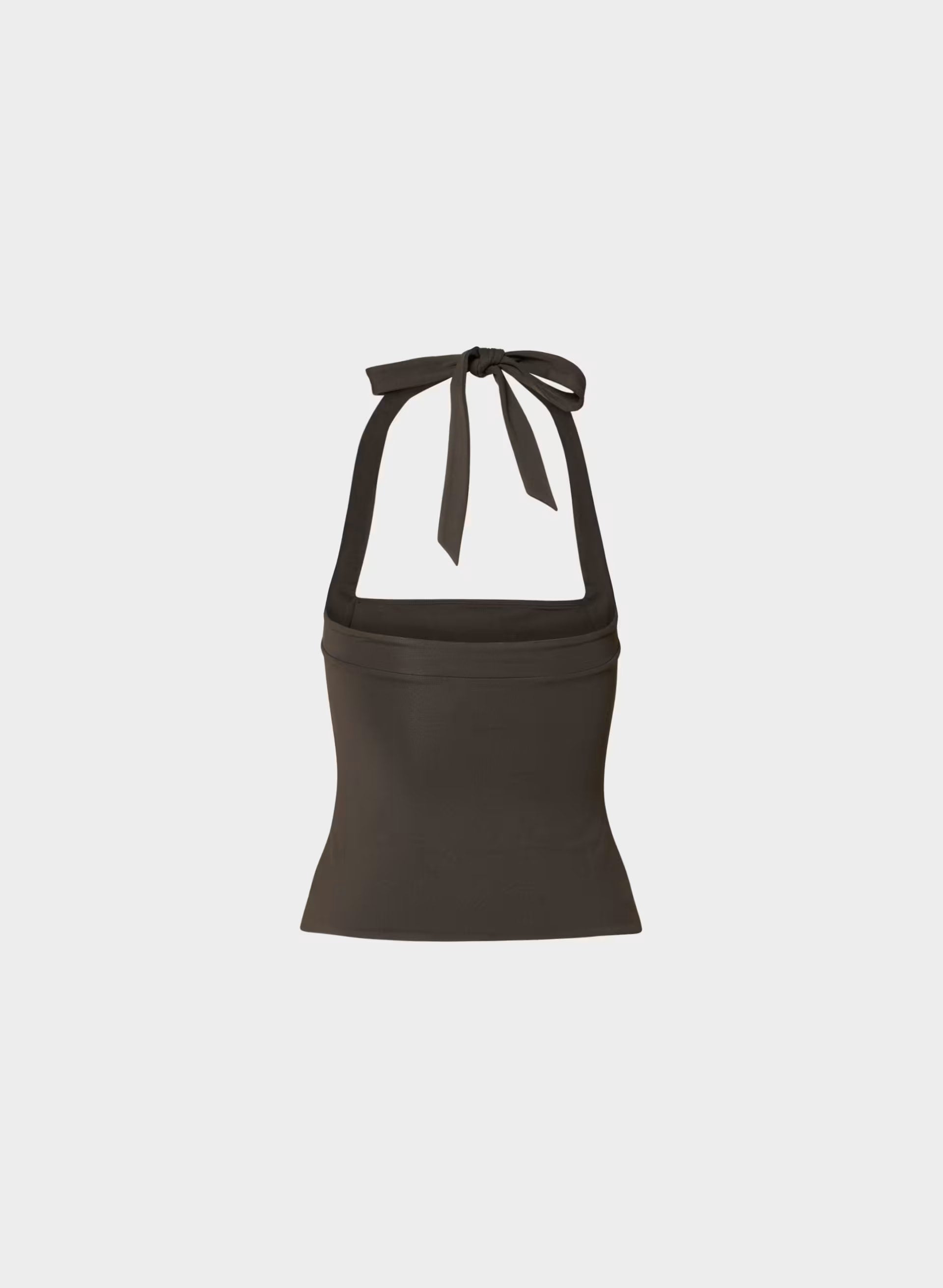 Original Contour Optimum Halter Top - CACAO NIB BROWN