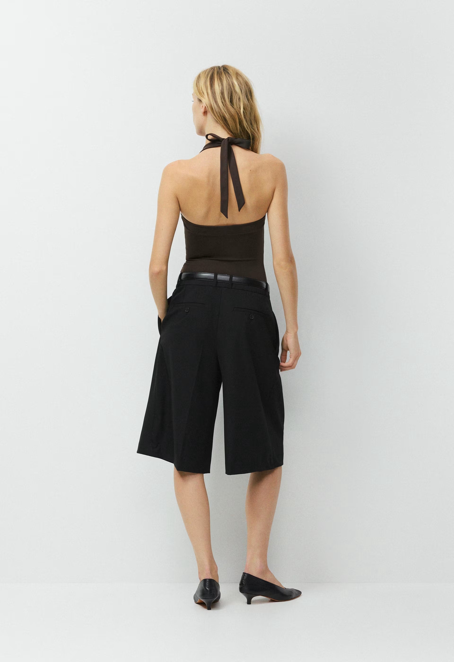 Original Contour Optimum Halter Top - CACAO NIB BROWN