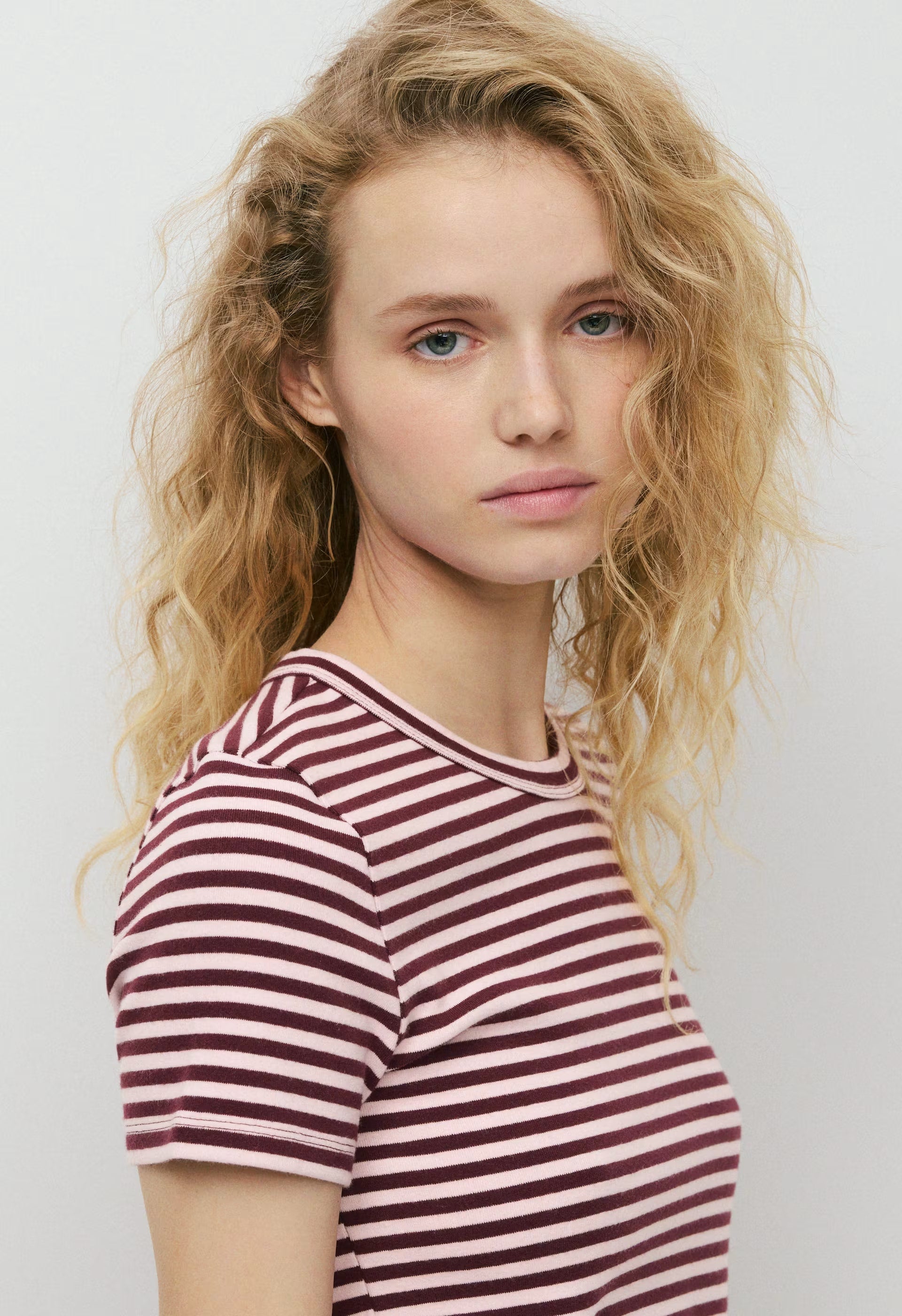Little Ripple T-Shirt - MAGNOLIA/GALA PLUM
